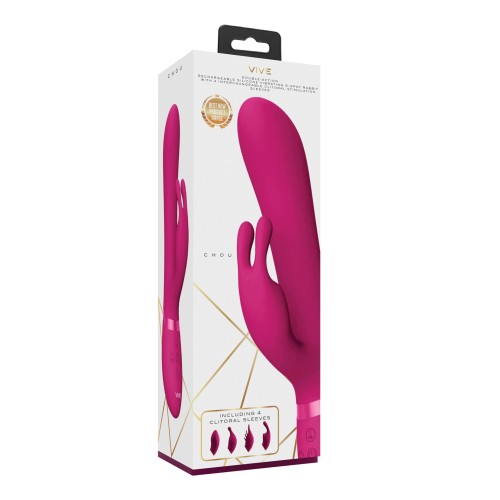 Shots Vive Chou G-Spot Rabbit Vibrator Pink