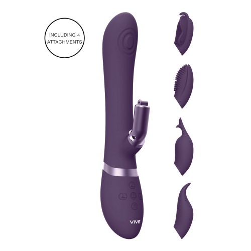 Shots Vive Etsu Vibrador Conejo Pulsante Púrpura