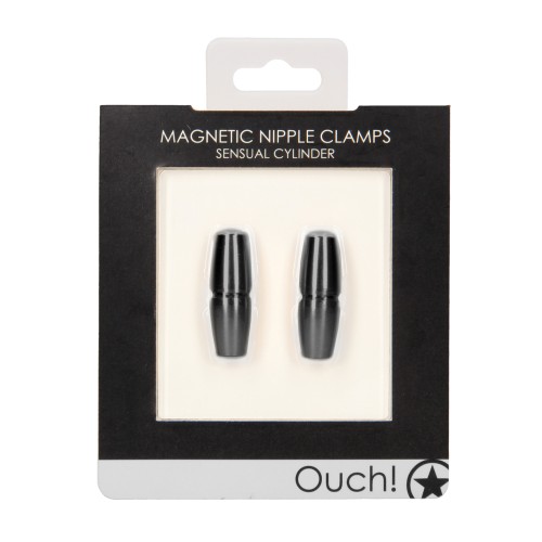 Shots Ouch Magnetic Nipple Clamps Black