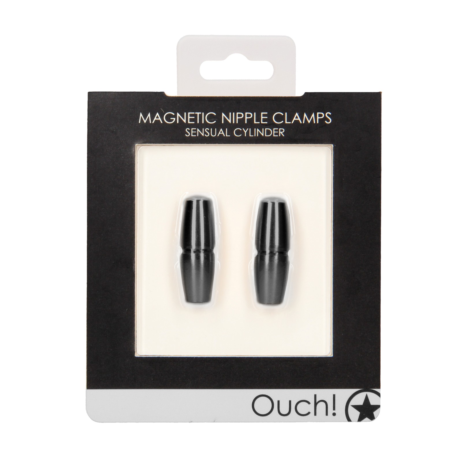 Shots Ouch Magnetic Nipple Clamps Black