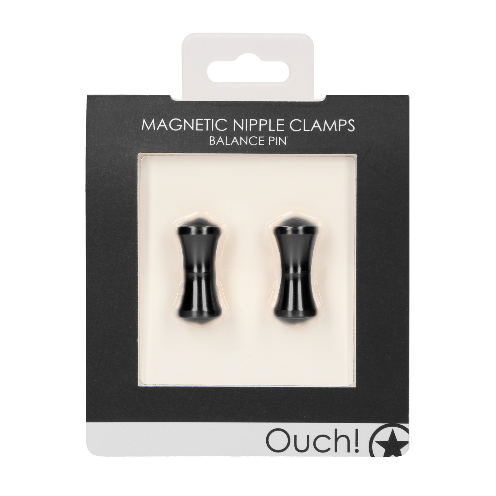 Shots Ouch Magnetic Nipple Clamps with Adjustable Pressure