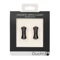 Shots Ouch Magnetic Nipple Clamps with Adjustable Pressure