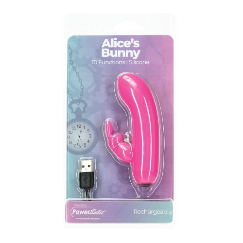 Alice's Bunny Rechargeable Bullet for Pleasure