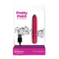 Pretty Point Pink Bullet Vibrator 10 Functions