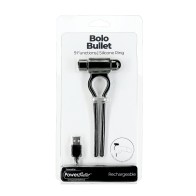 Bolo Bullet Vibrating Cock Tie Black