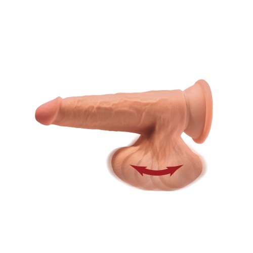 King Cock Plus 7" Pene de Triple Densidad Beige