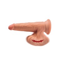 King Cock Plus 7" Pene de Triple Densidad Beige