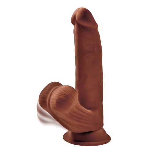 Pene de Triple Densidad King Cock Plus de 8" - Marrón