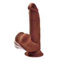 Pene de Triple Densidad King Cock Plus de 8" - Marrón