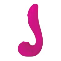 Vibrador que Golpea y Lame con Forma de Nota Musical