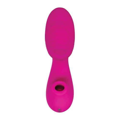 Vibrador que Golpea y Lame con Forma de Nota Musical