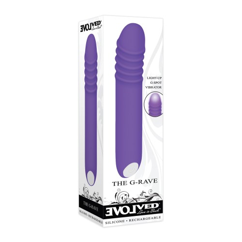 Vibrador Evolved G-Rave Iluminado para Punto G