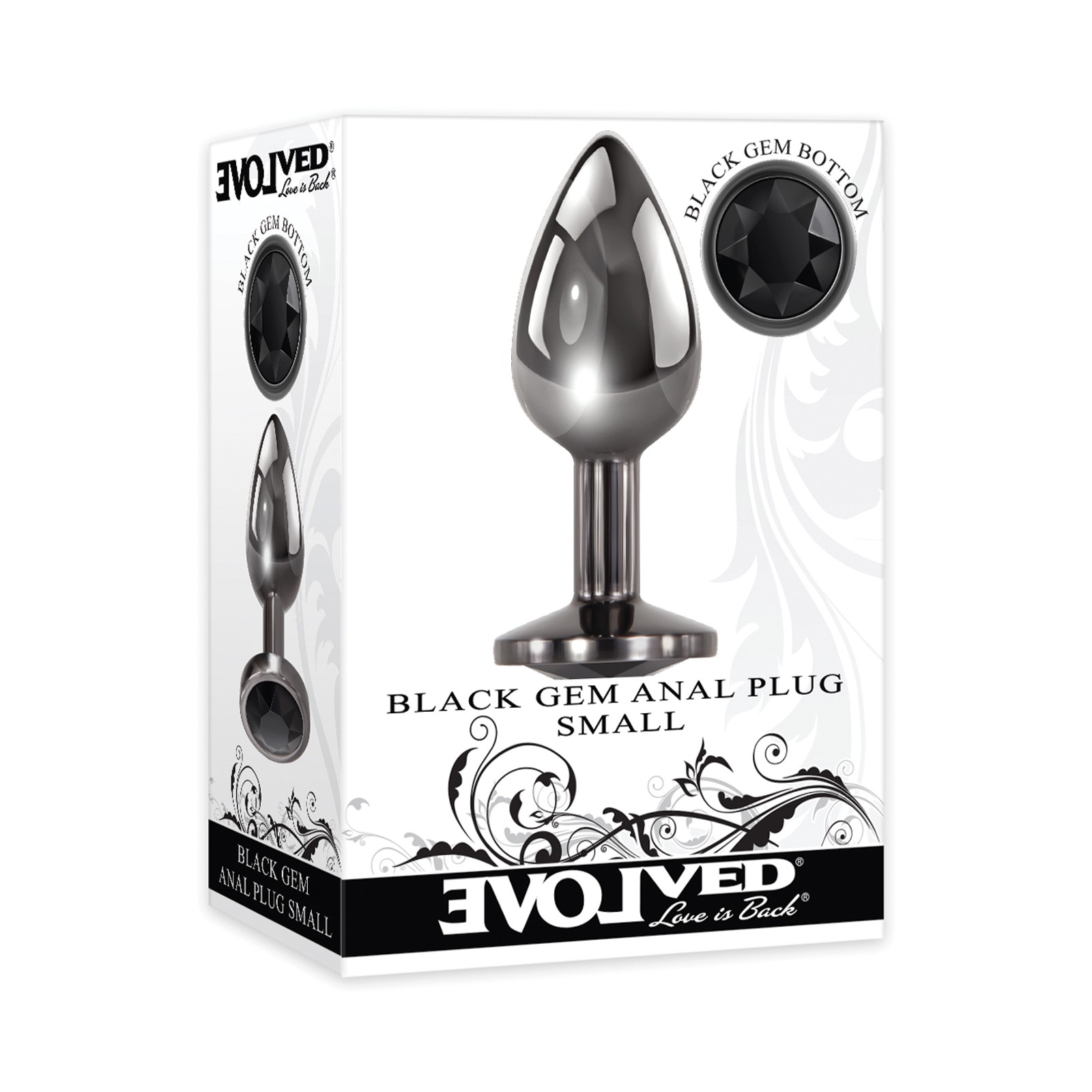 Evolved Small Black Gem Anal Plug