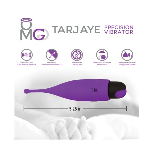 OMG Tarjaye Travel Size Precision Stimulator in Purple