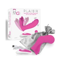 OMG Plaisir Wearable Clitoral Massager G-Spot Vibrator - Pink