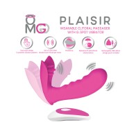 OMG Plaisir Wearable Clitoral Massager G-Spot Vibrator - Pink