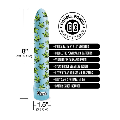 Stoner Vibes Multi-Speed Vibrator - Blue Dream