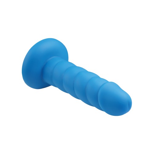 Dildo de Silicona Rock Candy Suga Daddy de 5.5 Pulgadas - Azul