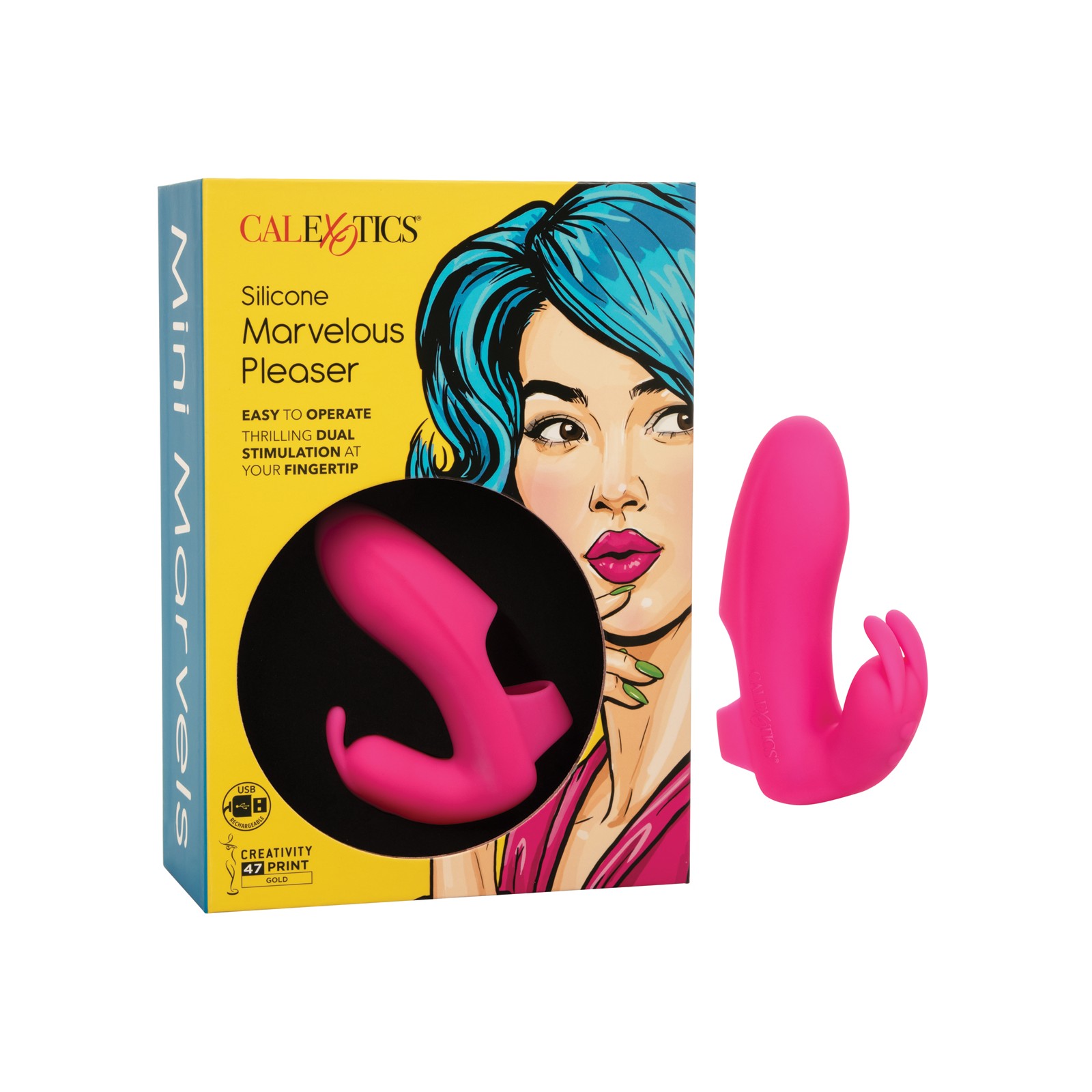 Mini Marvels Silicone Marvelous Finger Vibrator