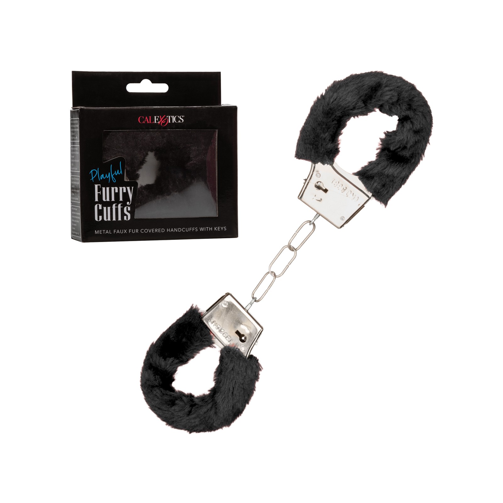 Playful Furry Cuffs - Black