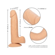 Dildo Size Queen 6" Marfil - Placer Premium