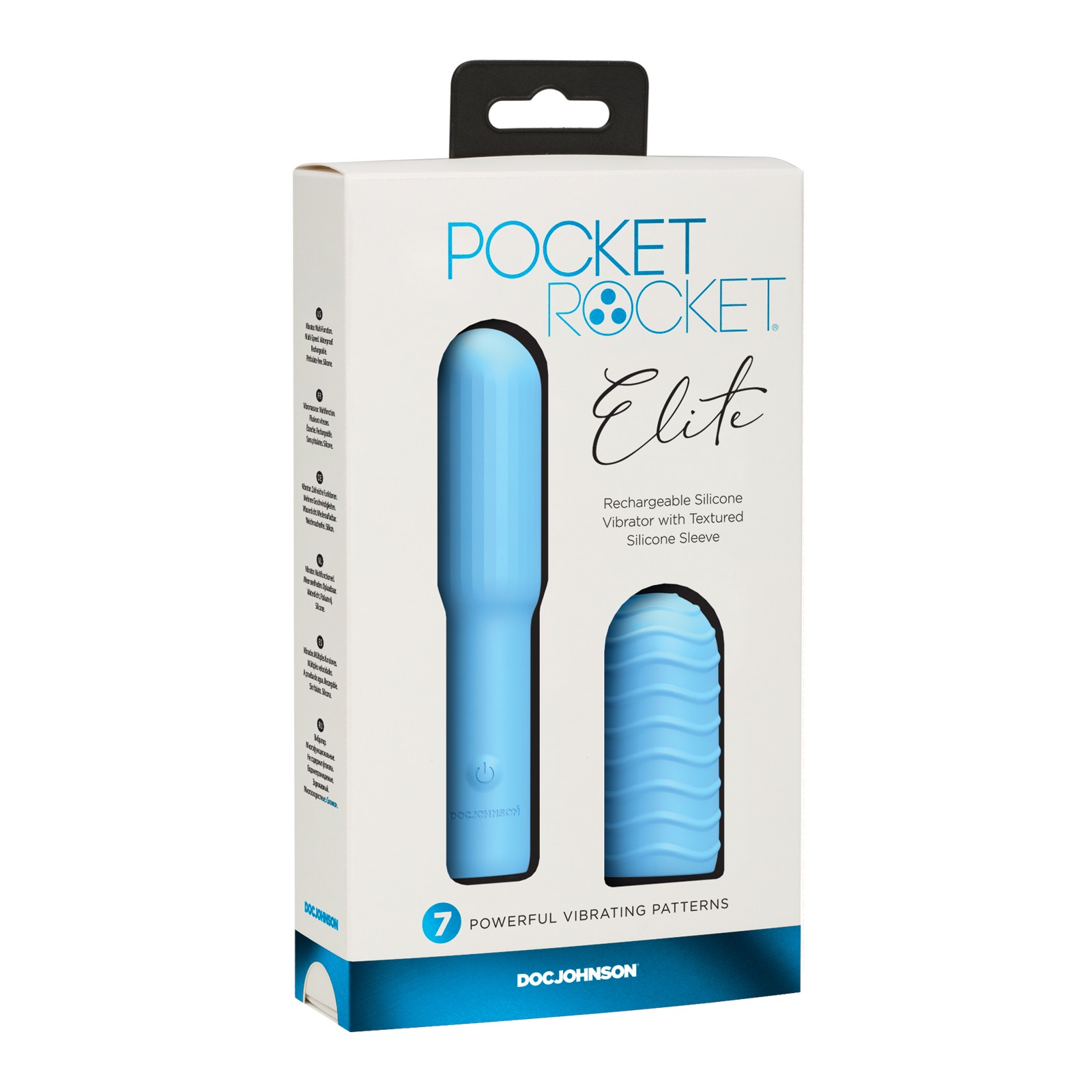 Mini-Vibrador Pocket Rocket Elite con Manga Removible