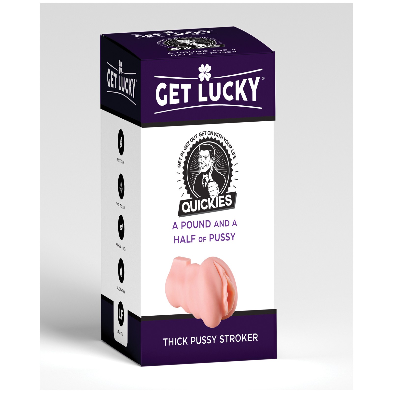 Get Lucky Quickies Peso y Medio de Estimulador Vaginal