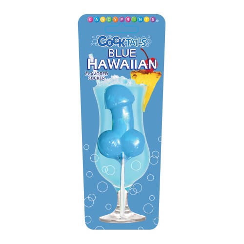 Chupetín de Sabor Cóctel - Blue Hawaiian