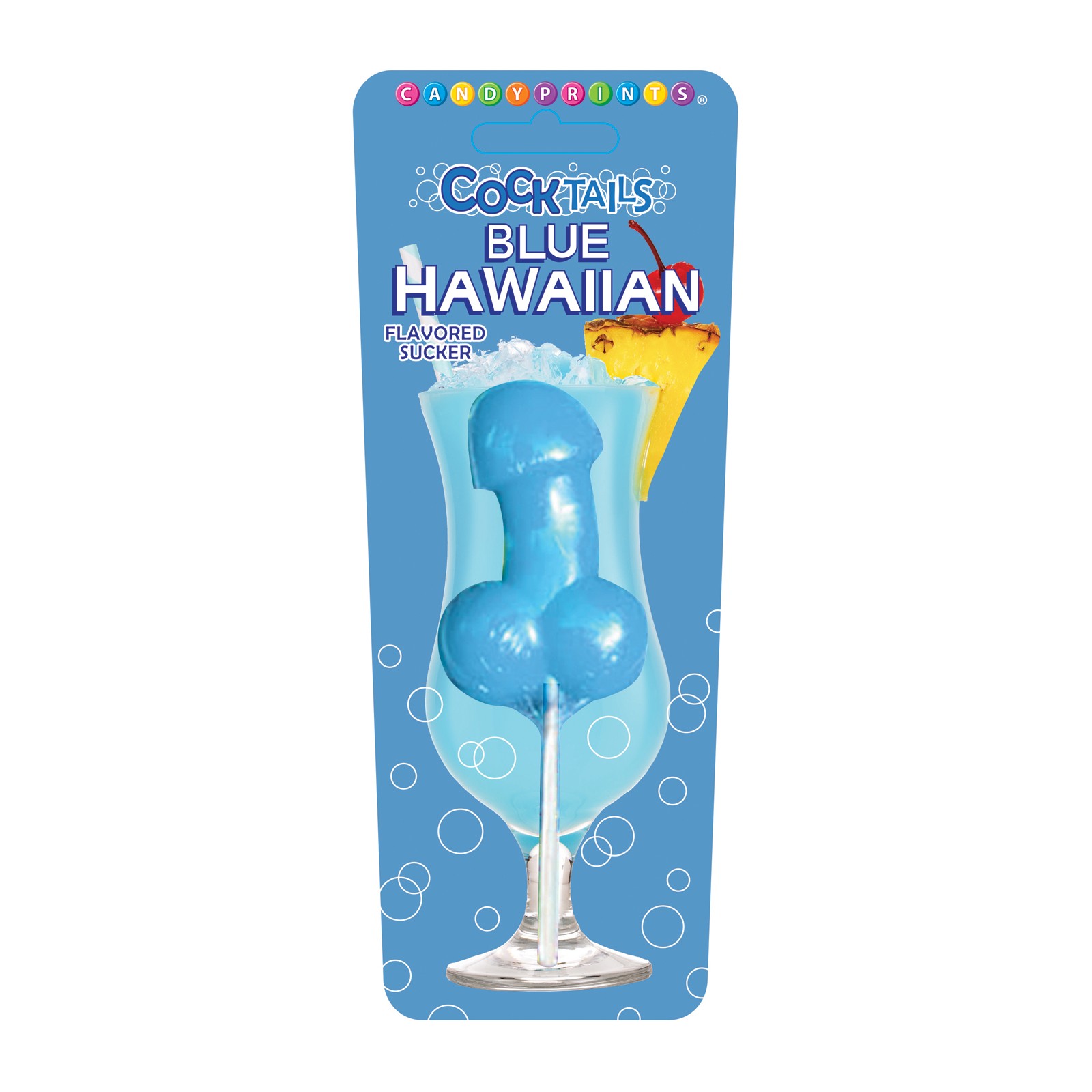 Chupetín de Sabor Cóctel - Blue Hawaiian