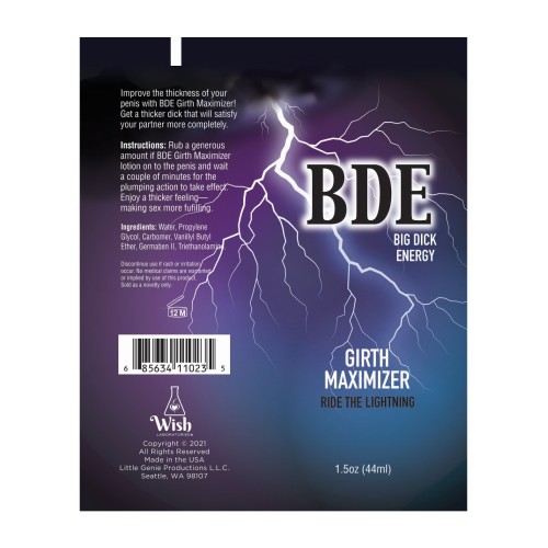 BDE Girth Maximizer Cream | Enhanced Stimulation