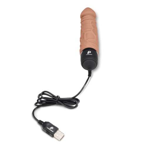 Vibrador Realista Powercocks de 6.5" para Juego Anal