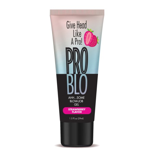 Gel de Placer Oral Pro Blo - Sabor a Fresa