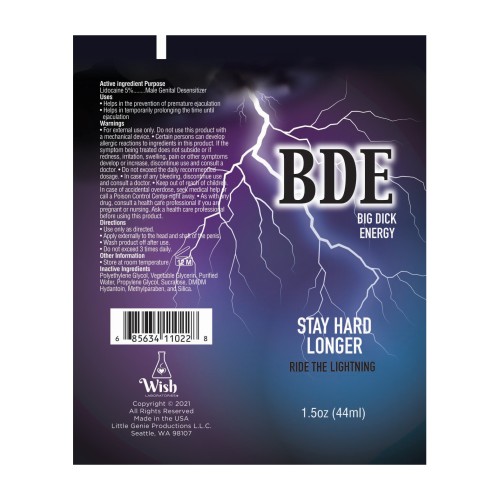 BDE Stay Hard Longer Performance Cream