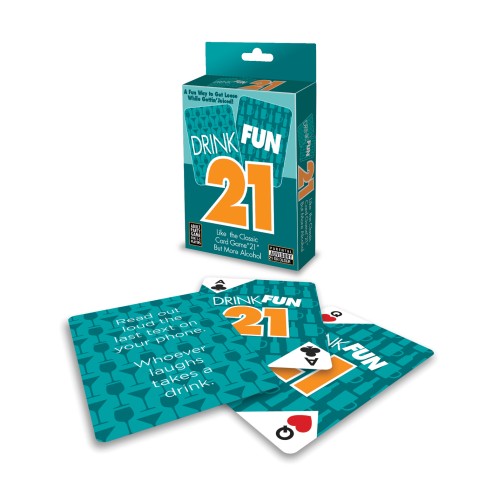 Drink Fun 21 Card Game for Parties