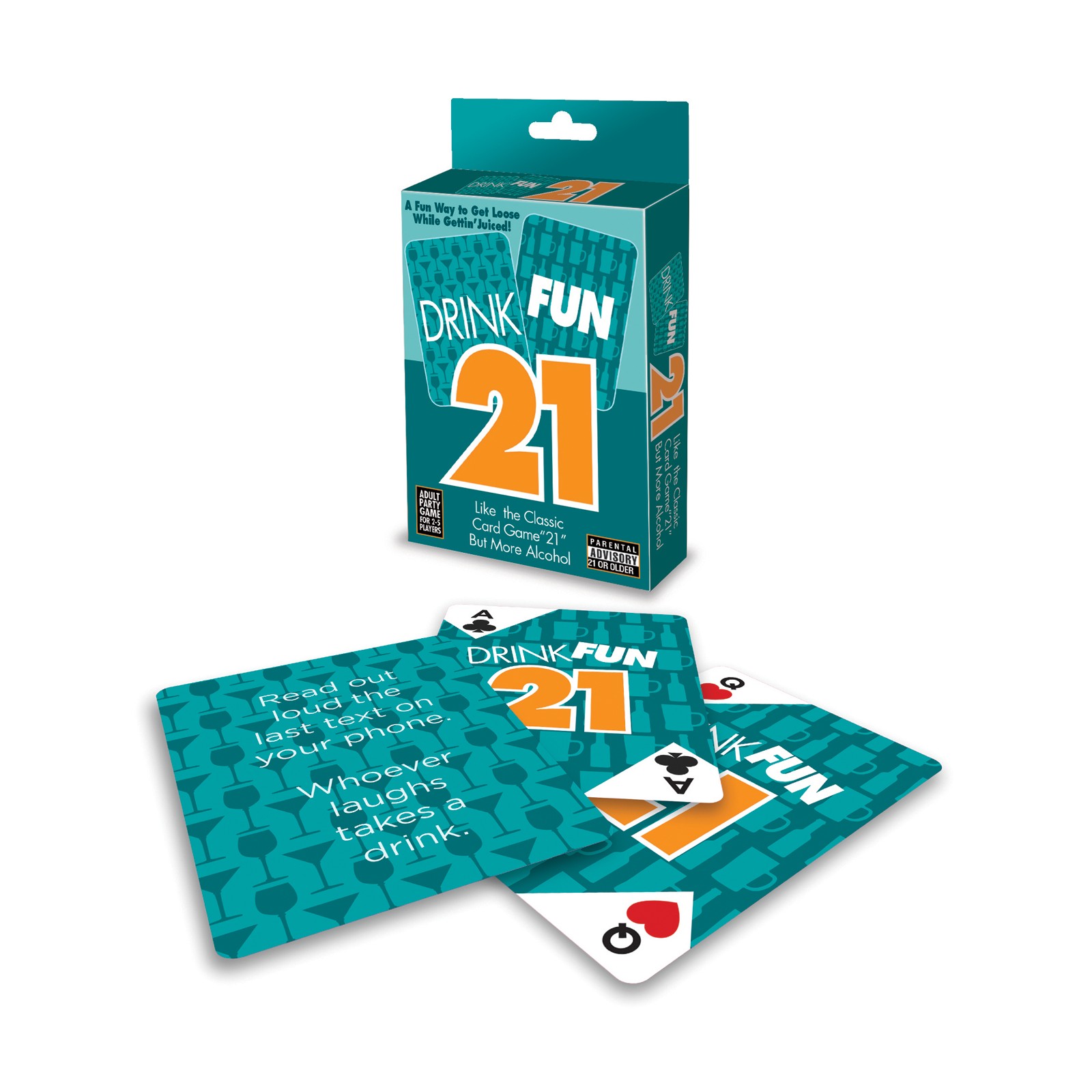 Juego de Cartas Drink Fun 21 para Fiestas