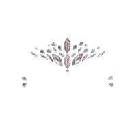 Dazzling Crowned Face Bling Sticker for Glamorous Looks