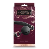 Bondage Couture Ball Gag Black