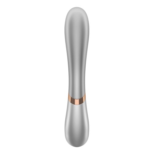 Satisfyer Hot Lover Plata - Juguete Dual Estimulante Calentador