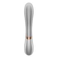 Satisfyer Hot Lover Plata - Juguete Dual Estimulante Calentador