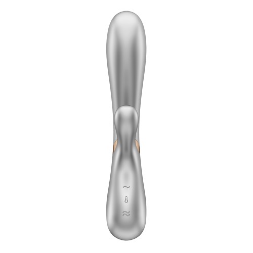 Satisfyer Hot Lover Plata - Juguete Dual Estimulante Calentador