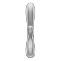 Satisfyer Hot Lover Plata - Juguete Dual Estimulante Calentador