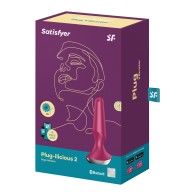 Satisfyer Plug-ilicious 2 - Berry - Masajeador Anal