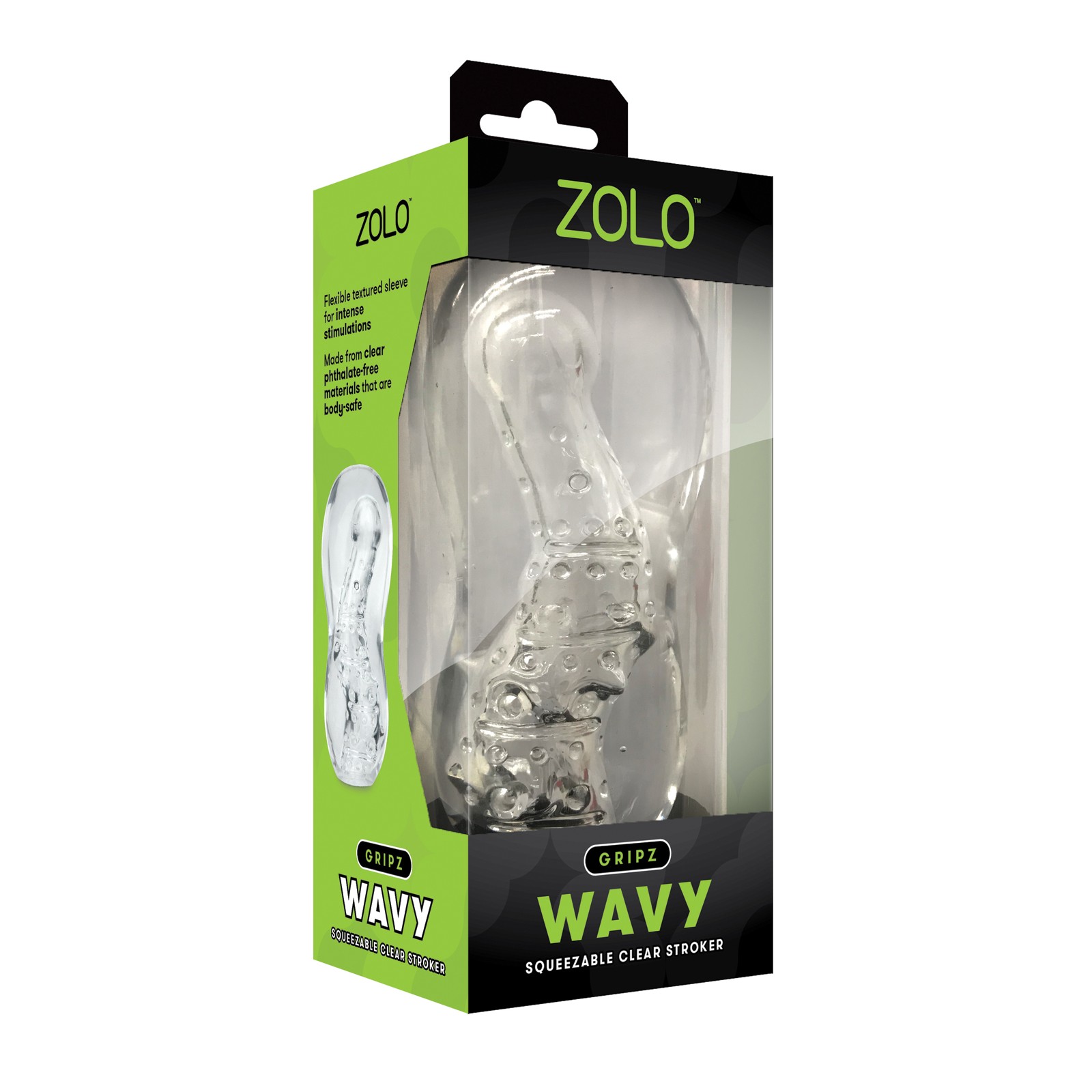 ZOLO Gripz Estimulador Wavy - Transparente