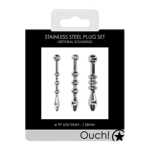 Urethral Sounding Metal Plug Set for Unique Exploration