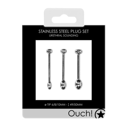 Urethral Sounding Metal Plug Set - Fetish Fun