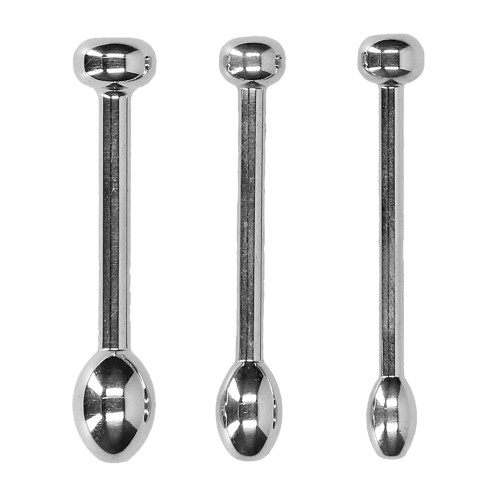 Urethral Sounding Metal Plug Set - Fetish Fun