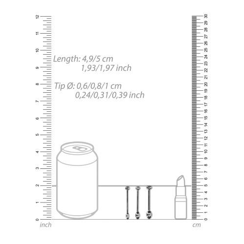 Urethral Sounding Metal Plug Set - Fetish Fun