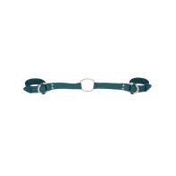 Shots Ouch Halo Handcuffs w Connector Green