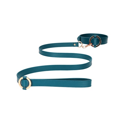 Ouch Halo Collar and Leash Set Green