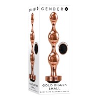 Plug Gender X Gold Digger Pequeño - Rosa Oro y Negro